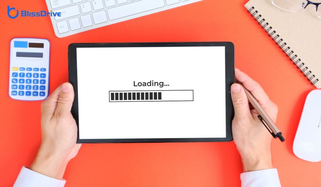 Slow Loading Website Design