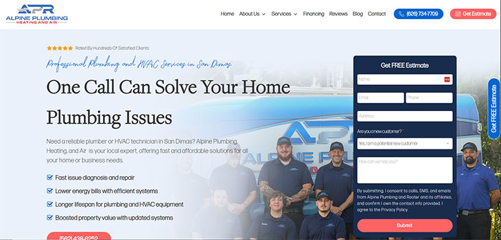 Alpine Plumbing Cover