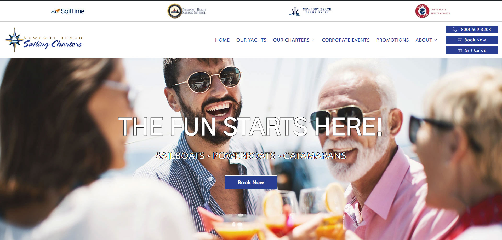 Newport Beach Sailing Charters Cover