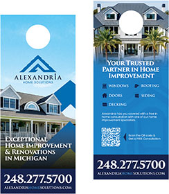 Bliss Drive Marketing Tool - Door Hanger Design