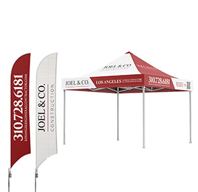 Bliss Drive Marketing Tool - Outdoor Tent & Yard Flags