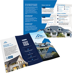 Bliss Drive Marketing Tool - Trifold Brochure Design